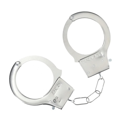 Classic Metal Handcuffs - Silver - 1