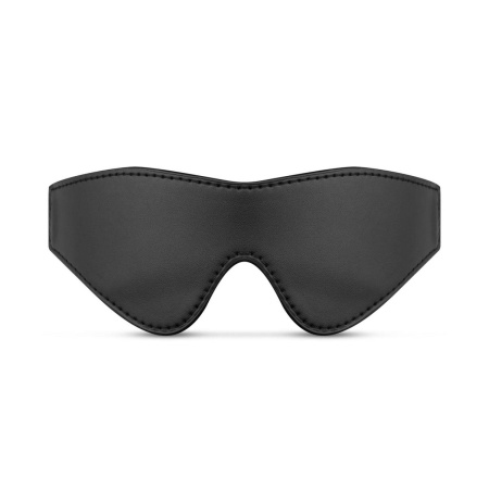 Bedroom Fantasies - Faux Leather Blindfold Black - 3