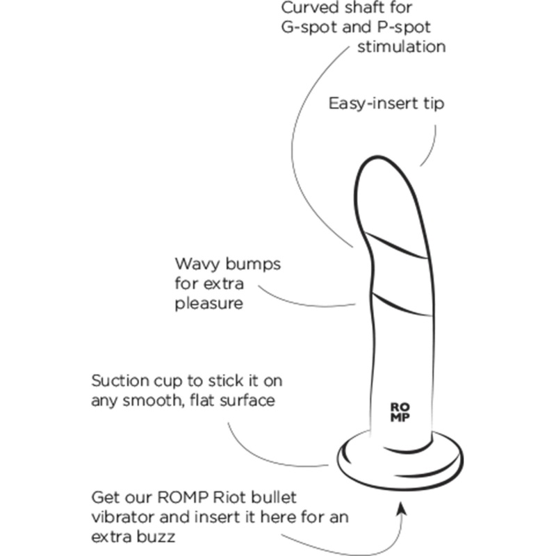 Dildo silikonowe Piccolo-X Blue z zakrzywionym trzonem o długości 12,7 cm - 5