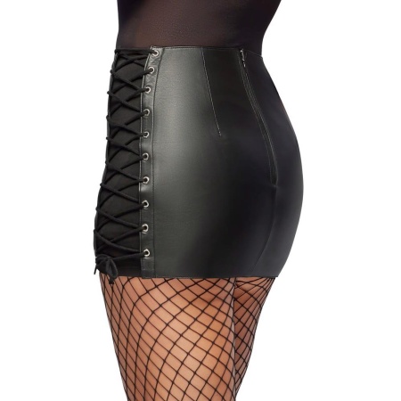 Leather Skirt XL - 4