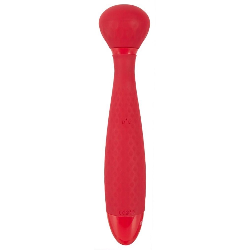 Wibrator typu różdżka Wand with Thumping – 2 niezależne funkcje, 7 trybów wibracji + 10 trybów thumping, długość 22,7 cm - 3