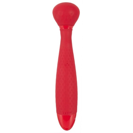 Wibrator typu różdżka Wand with Thumping – 2 niezależne funkcje, 7 trybów wibracji + 10 trybów thumping, długość 22,7 cm - 3