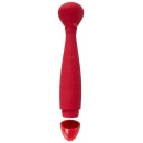 Wibrator typu różdżka Wand with Thumping – 2 niezależne funkcje, 7 trybów wibracji + 10 trybów thumping, długość 22,7 cm - 4