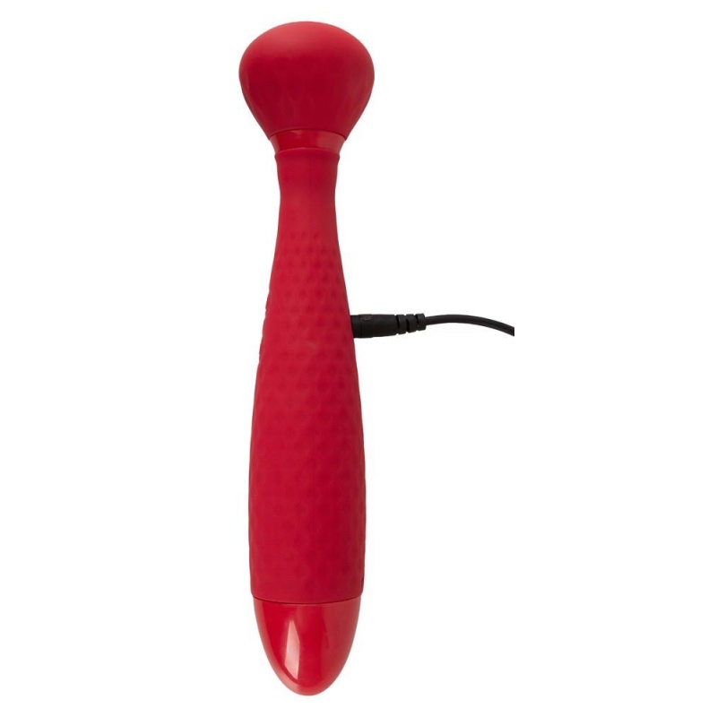 Wibrator typu różdżka Wand with Thumping – 2 niezależne funkcje, 7 trybów wibracji + 10 trybów thumping, długość 22,7 cm - 8