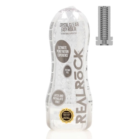 Easy Rider - Textured Masturbator - Transparent - 1