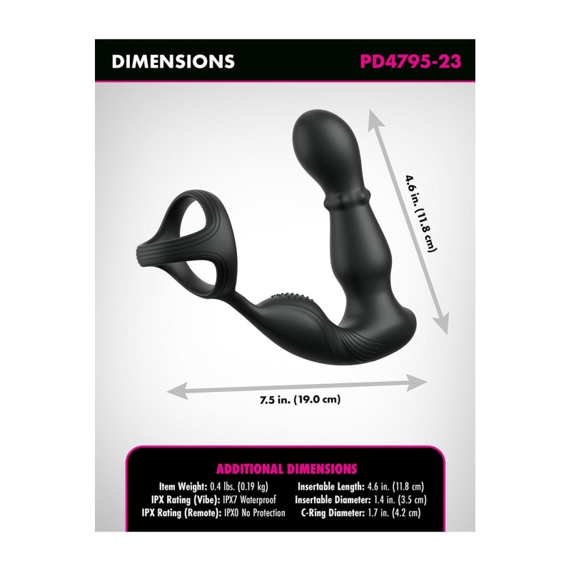 ANAL FANTASY ELITE ASS-GASM SLIDE & GLIDE BLACK - 5