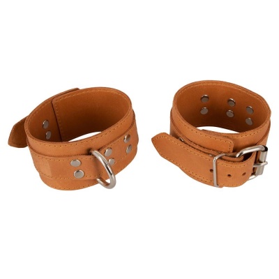 Leather Cuffs natural - 1 2