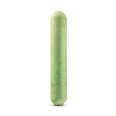 Wibrator typu bullet GAIA ECO BULLET Green - bioplastik BioFeel, 1 tryb wibracji, 8,2 cm (użytk. 6,3 cm) - 1 2