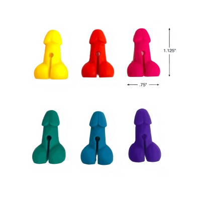 Super Fun Penis Silicone Drink Markers - 1 2