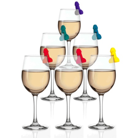 Super Fun Penis Silicone Drink Markers - 3