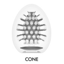 Masturbator Egg Cone HB Stronger - stożkowa tekstura, elastyczny TPE, długość 7 cm - 4