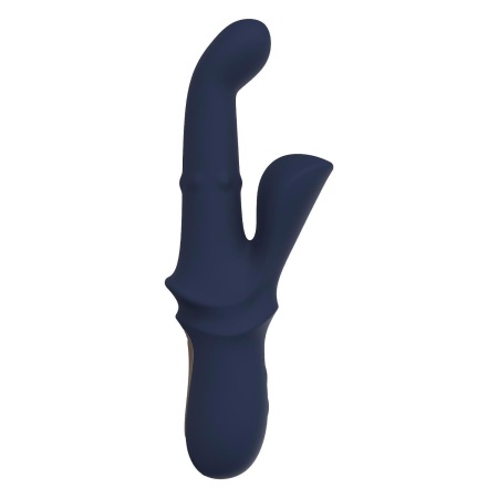 Wibrator Goddess Iris Duo z ruchomymi kuleczkami, funkcją kołysania i stymulatorem łechtaczki, 23,5 cm - 4