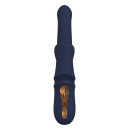 Wibrator Goddess Iris Duo z ruchomymi kuleczkami, funkcją kołysania i stymulatorem łechtaczki, 23,5 cm - 5