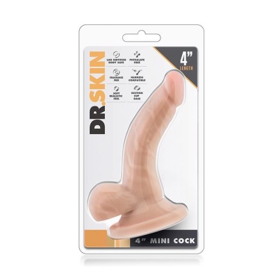 DR. SKIN 4 INCH MINI COCK FLESH - 1