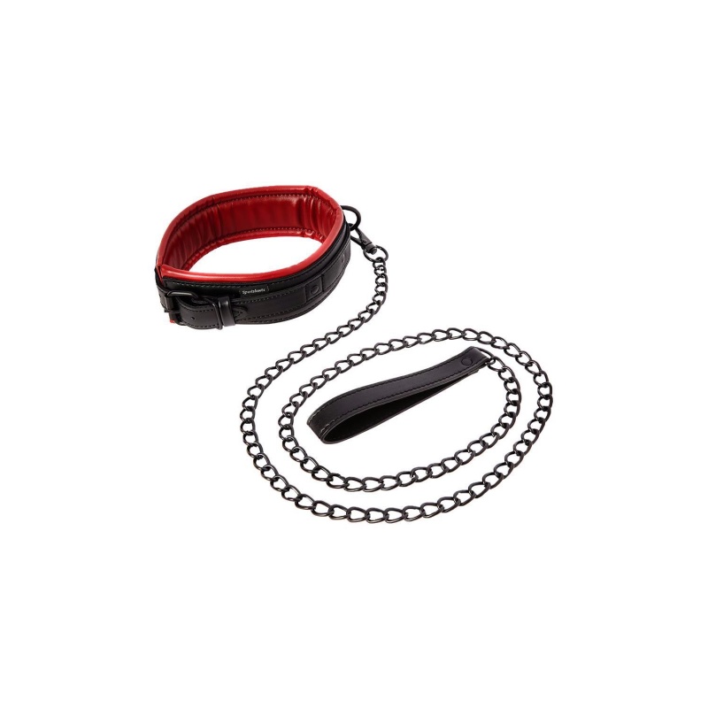 SPORTSHEETS SAFFRON LEASH & COLLAR - 3