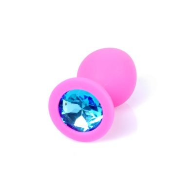 MyLove Toys - Jewellery Pink Silicone PLUG Medium - 1