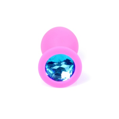 MyLove Toys - Jewellery Pink Silicone PLUG Medium - 1 2