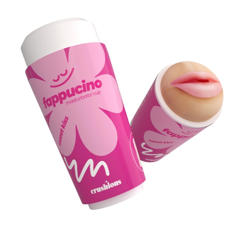 Masturbator męski Fappucino Sweet Kiss – przenośny, z regulowanym ssaniem - 1