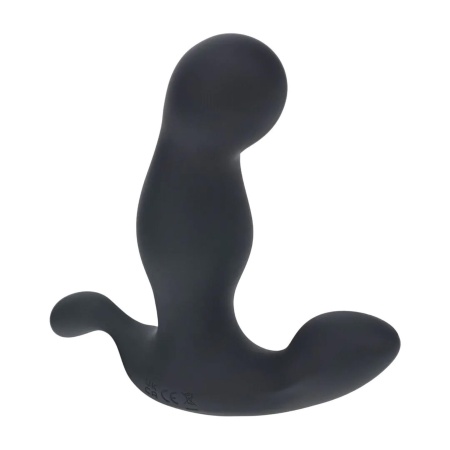 Heating and Vibrating Silicone Prostate Stimulator - Black - 5