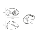 Masturbator pulsacyjny bezręczny Pulse Solo Essential Dragon Eye - 10,6 cm - 6