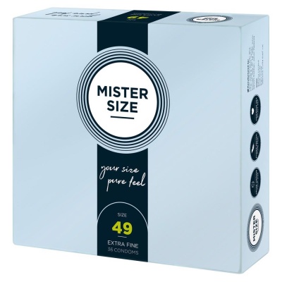 Mister Size 49mm pack of 36 - 1 2