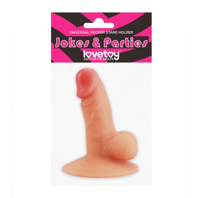 Uchwyt do telefonu Pecker Stand Holder 4,2x5,6 cm naturalny - 1