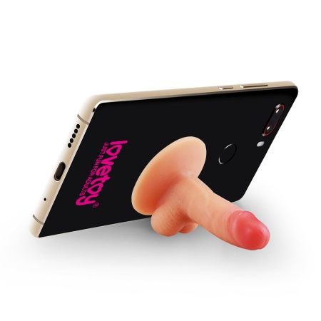 Uchwyt do telefonu Pecker Stand Holder 4,2x5,6 cm naturalny - 5