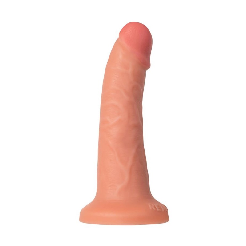Realistyczny dildo RealStick Caliber 18/4 z przyssawką - PVC, długość 18 cm, średnica 4 cm - 4