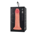Realistyczny dildo RealStick Caliber 18/4 z przyssawką - PVC, długość 18 cm, średnica 4 cm - 11