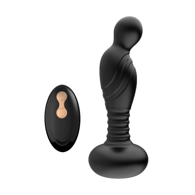 Masażer prostaty Striking 10 funkcji z pilotem – czarny - 1