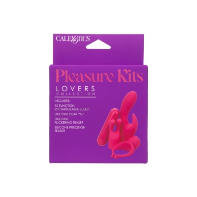 Wibrator punktowy Lovers Collection z 3 silikonowymi końcówkami, długość 7,5 cm - 1 2