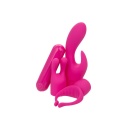Wibrator punktowy Lovers Collection z 3 silikonowymi końcówkami, długość 7,5 cm - 3