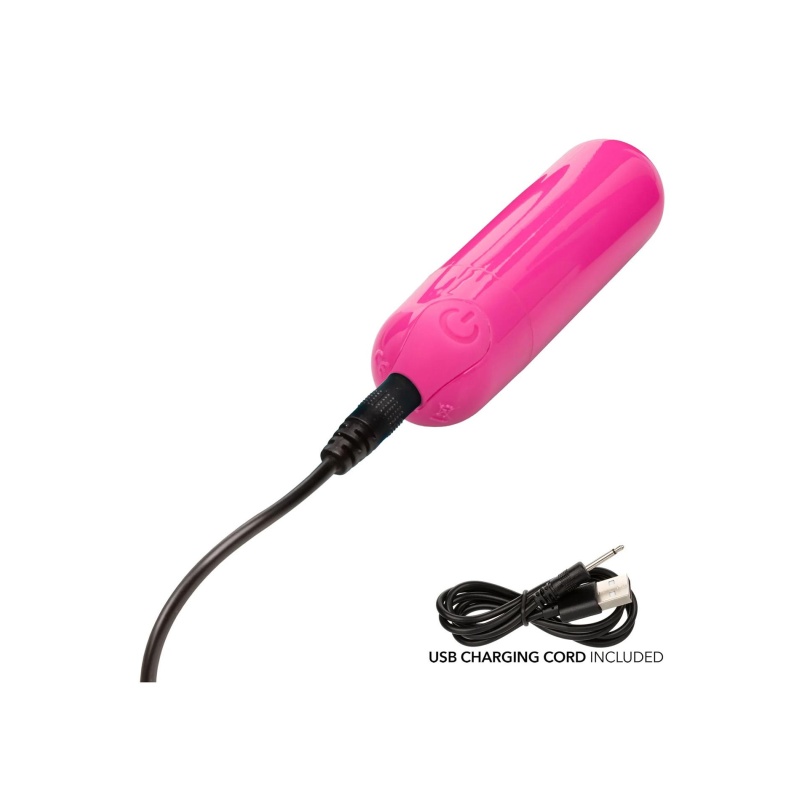 Wibrator punktowy Lovers Collection z 3 silikonowymi końcówkami, długość 7,5 cm - 4