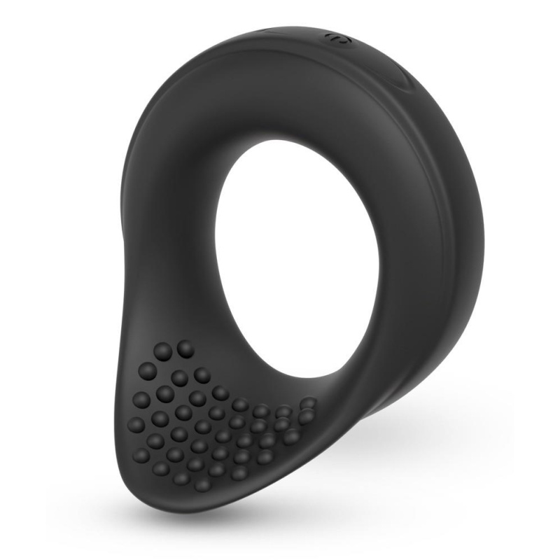 Wibrujący pierścień na jądra Ball Ring with Vibration - 10 trybów wibracji, silikon medyczny, długość 8,6 cm, średnica wewnętrzn - 2