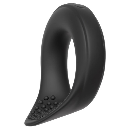 Wibrujący pierścień na jądra Ball Ring with Vibration - 10 trybów wibracji, silikon medyczny, długość 8,6 cm, średnica wewnętrzn - 4
