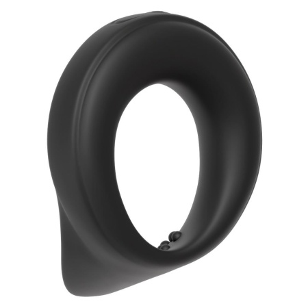 Wibrujący pierścień na jądra Ball Ring with Vibration - 10 trybów wibracji, silikon medyczny, długość 8,6 cm, średnica wewnętrzn - 5