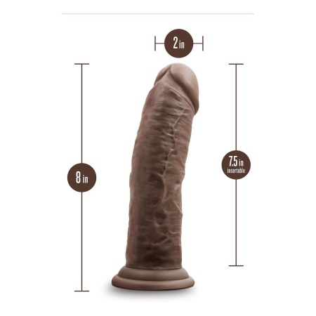 Dildo Dr. Shepherd z przyssawką i kształtowanym trzonem, 20,3 cm - 5