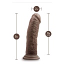 Dildo Dr. Shepherd z przyssawką i kształtowanym trzonem, 20,3 cm - 5