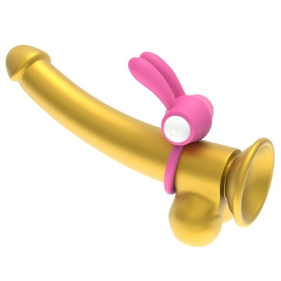 Wibracyjny pierścień na penisa Power Clit Silicone Cockring Pink 13x12x4 cm - 1 2