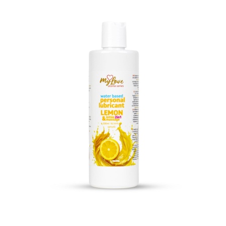 Preparat do masażu i intymności Aroma Series 2w1 Lemon 300 ml - 1