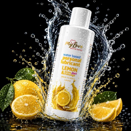 Preparat do masażu i intymności Aroma Series 2w1 Lemon 300 ml - 4