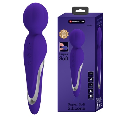 Wibrator Walter silikonowy 7 funkcji wibracji 21,6 cm - 1 2