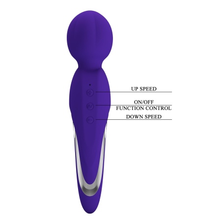 Wibrator Walter silikonowy 7 funkcji wibracji 21,6 cm - 11