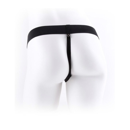 Wydrążony Strap-On 9inch Hollow z Jądrami – Regulowane Paski, Kanał 10 cm, Dł. 24 cm - 5