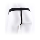 Wydrążony Strap-On 9inch Hollow z Jądrami – Regulowane Paski, Kanał 10 cm, Dł. 24 cm - 5