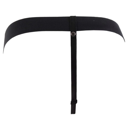 Wydrążony Strap-On 9inch Hollow z Jądrami – Regulowane Paski, Kanał 10 cm, Dł. 24 cm - 8