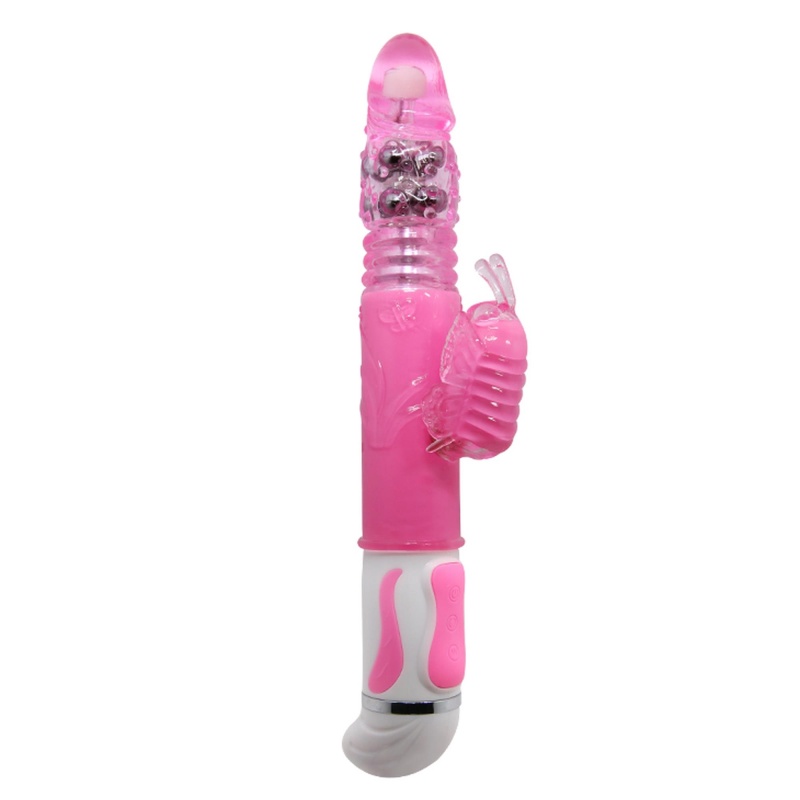 Wibrator króliczek FASCINATION BW-063004 z rotacją, ruchem posuwistym (thrusting) i 12 funkcjami wibracji - 1