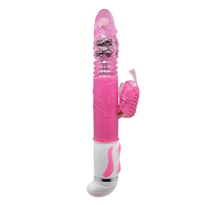 Wibrator króliczek FASCINATION BW-063004 z rotacją, ruchem posuwistym (thrusting) i 12 funkcjami wibracji - 1 2