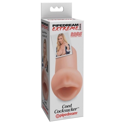 Masturbator ustny Coed Cocksucker z TPR, manualny – długość 12,4 cm - 1