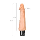 Realistyczny wibrator 761004 z regulacją trybów wibracji i anatomicznym kształtem, długość robocza 17,5 cm - 6